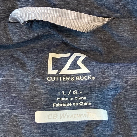 Cutter‎ & Buck Heather Navy Blue Quilted Puffer Vest Fisherman Maritime Sailing - Picture 3 of 4